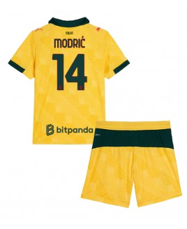 Günstige AC Milan Luka Modric #14 3rd trikot Kinder 2025-26 Kurzarm (+ Kurze Hosen)